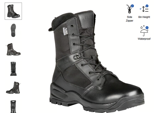 5.11 TACTICAL WOMEN'S ATAC 2.0 SIDE ZIP DUTY BOOT