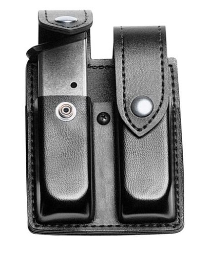 Safariland Leather Double Magazine Holder